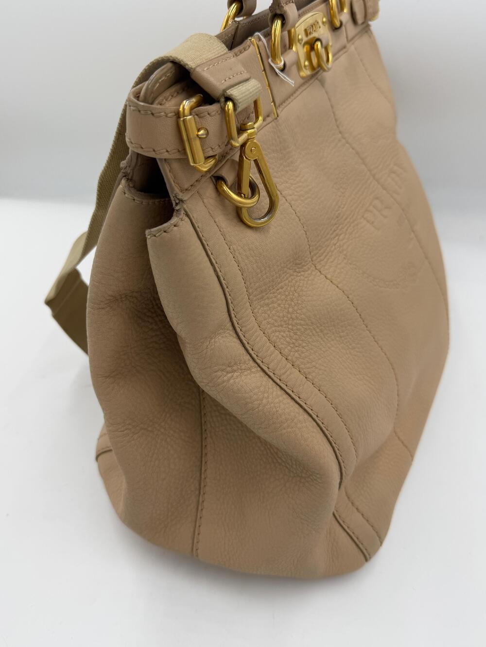 Prada Cervo Frame Satchel - Picture 13 of 14